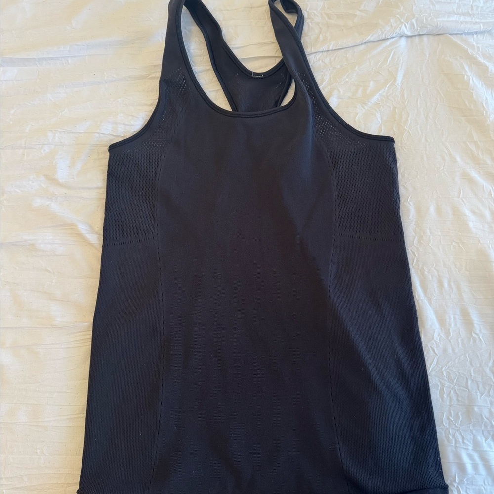 Lululemon Women's Mesh Black Racerback Tank Top